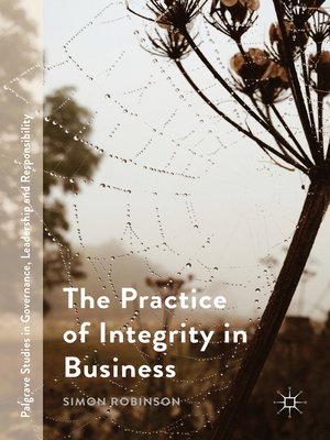 cover image of The Practice of Integrity in Business